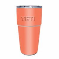 MightySkins YEPINT16SI-Solid Salmon Skin for Yeti Rambler 16 oz Stackable Cup - Solid Salmon