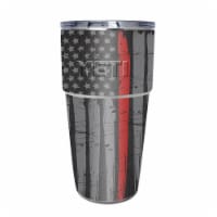 MightySkins YEPINT16SI-Thin Red Line Skin for Yeti Rambler 16 oz Stackable Cup - Thin Red Lin