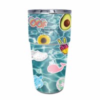MightySkins YEPINT16SI-VSCO8 Skin for Yeti Rambler 16 oz Stackable Cup - VSCO Girl