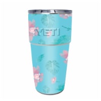 MightySkins YEPINT16SI-Water Flowers Skin for Yeti Rambler 16 oz Stackable Cup - Water Flower
