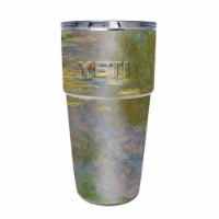 MightySkins YEPINT16SI-Water Lilies Skin for Yeti Rambler 16 oz Stackable Cup - Water Lilies