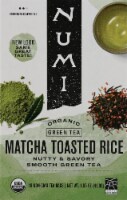 Numi Organic Match Toasted Rice Green Tea Bags