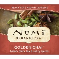 Numi Organic Golden Chai Black Tea -- 100 per case.