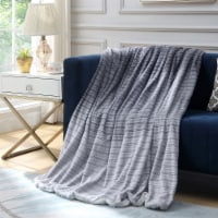 Tanesha Throw-Super Soft-Cozy-Solid Color dark grey