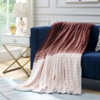 Tanesha Throw-Super Soft-Cozy-Solid Color brown
