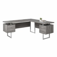 Right Set-up, Storage Drawers, 70 l, L Shape, Work, Laptop, Metal, Laminate, Brown, Grey,
