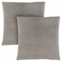 Insert Included, Decorative Throw, Accent, Sofa, Couch, Bedroom, Polyester Grey, Modern