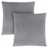 Insert Included, Decorative Throw, Accent, Sofa, Couch, Bedroom, Polyester Grey, Modern