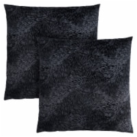 Insert Included, Decorative Throw, Accent, Sofa, Couch, Bedroom, Polyester Black, Modern