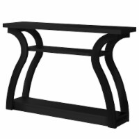 Accent Table, Console, Entryway, Narrow, Sofa, Living Room, Bedroom, Laminate, Black,