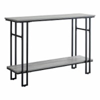Console, Entryway, Narrow, Sofa, Living Room, Bedroom, Metal, Laminate, Grey, Black,