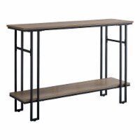 Console, Entryway, Narrow, Sofa, Living Room, Bedroom, Metal, Laminate, Brown, Black,