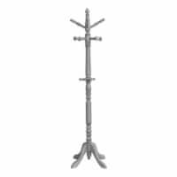 Monarch Specialties I 3179 17 x 17 x 73 in. Coat Rack - Grey Wood Traditional Style