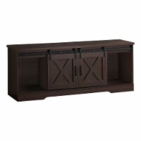 Media Entertainment Center, Storage Cabinet Bedroom, Laminate, Brown, Transitional
