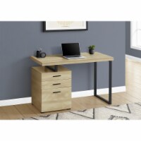 Home Office Right Set-up, Storage Drawers, 48 l, Work, Metal, Laminate, Natural, Black,