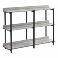 Console, Entryway, Narrow, Sofa, Living Room, Bedroom, Metal, Laminate, Grey, Black,