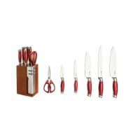 Culinary Edge 98830 NEW ENGLAND STAINLESS STEEL CUTLERY SET WITH DETACHABLE 2 STAGE KNIFE SHA Perspective: Main