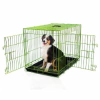 Backyard Expressions Double Door Wire Dog Kennel Pet Crate