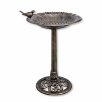 Backyard Expressions Resin Birdbath