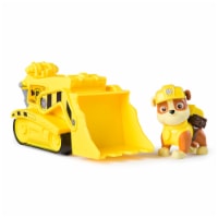 Paw Patrol™ Rubble's Bulldozer Toy Truck with Collectible Action Figure Perspective: Main