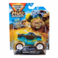 Spin Master Monster Jam Mud Blasters™ Blue Thunder Color Change Toy Truck Perspective: Main