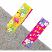 Beach Pool Towel Clip Tropic Like It's Hot & Flamingo Summer Secure Bag Lounge Chair LogoPegs