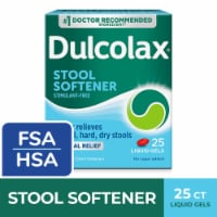 Dulcolax Liquid Gels Gentle Relief Stool Softener