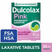 Dulcolax Pink® Stimulant Laxative Tablets for Effective & Predictable Overnight Relief