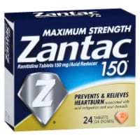 Zantac 150 Maximum Strength Acid Reducer Tablets 150mg Perspective: Main