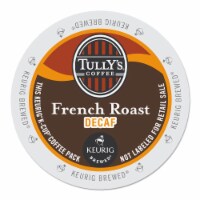 Tully's French Roast Decaf Coffee K-Cups Perspective: Main