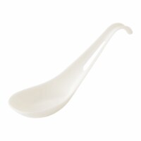 World Centric's (SP-TP-AS) Compostable Corn TPLA Asian Soup Spoons (Package of 100)