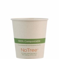 World Centric's Compostable Tree Free Hot Cups, Made from Bagasse/Sugar Cane, PLA Lined, 6