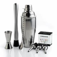 Wyndham House Cocktail Shaker Set for the Home Bar Stainless Steel 5-Piece,  1 - Kroger