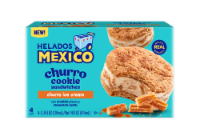 Helados Mexico™ Churro Cookie Ice Cream Sandwiches Perspective: Main