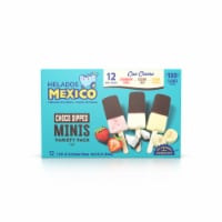 Helados Mexico Mini Chocolate Dipped Premium Ice Cream Bars Variety Pack