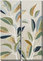 Golden Mosaic Leaves Wall Art Perspective: Main