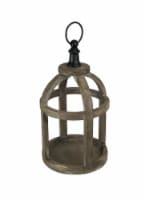 Brown Wood Hanging Terrarium Succulent Planter Holder Decorative Geometric Box - Brown
