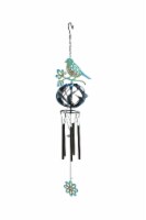 Metal Bird Wind Chime Spinner Garden Art Hanging Patio Decor Yard Decoration - Bird