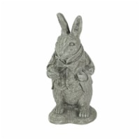 贈り物 Zeckos - Finish Gray Light Rabbit White Wonderland in Alice ファイル・バインダー・ケース