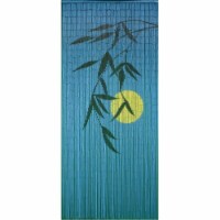 Bamboo 54 5289 Blue Burning Bright Curtain