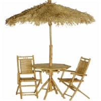 Bamboo54 5426 Palapa 4-Piece Set - Natural Bamboo