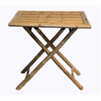 Bamboo54 5448 Folding Square Table - Tall