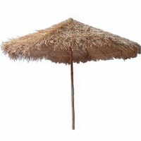 Bamboo54 5615 5' Thatched Umbrella - Natural Bamboo