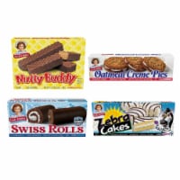 Little Debbie Variety Pack - Nutty Buddy, Oatmeal Creme Pies, Swiss Rolls, and Zebra Cakes