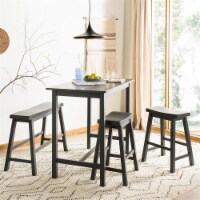 SAFAVIEH Hailey 4 Pc Set Pub Table Grey