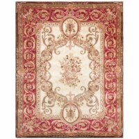 Safavieh EM415A-6 6 x 9 ft. Medium Rectangle- Traditional Empire Light Gold And Red Hand Tuft