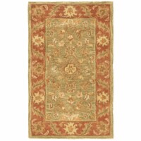 Safavieh GJ250A-24 2 ft. - 3 in. x 4 ft. Accent, Traditional Golden Jaipur Green And Rust Han