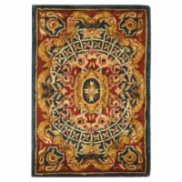 Safavieh CL304C-24 2 Ft. - 3 In. x 4 Ft. Accent- Traditional Classic Assorted Hand Tufted Rug