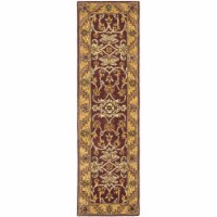Safavieh GJ250C-212 2 ft. - 3 in. x 12 ft. Runner- Traditional Golden Jaipur Burgundy And Gol