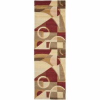 SAFAVIEH Rodeo Drive RD845A Handmade Beige / Multi Rug 2' 6 x 8'